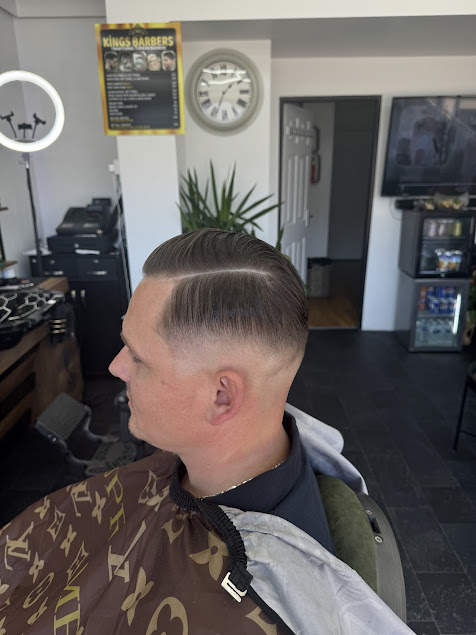 Haircut and grooming at Kings Barbers, Great Yarmouth