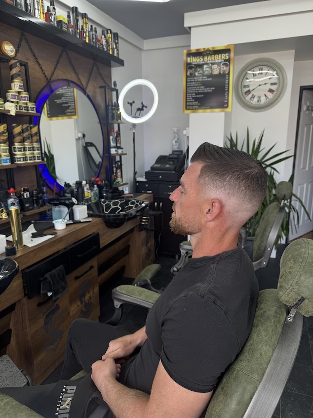 Haircut and grooming at Kings Barbers, Great Yarmouth