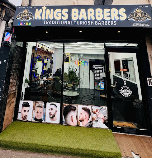 Kings Barbers shopfront — Traditional Turkish Barbers, Great Yarmouth